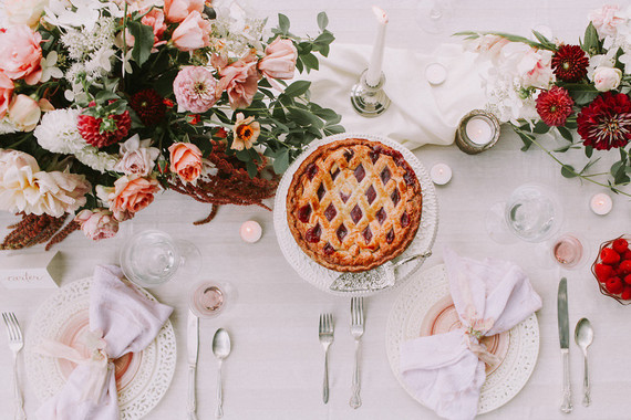 Autumn berry and blush wedding inspiration Inspiration