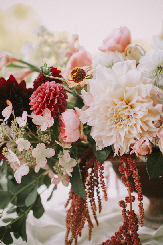 Autumn berry and blush wedding inspiration