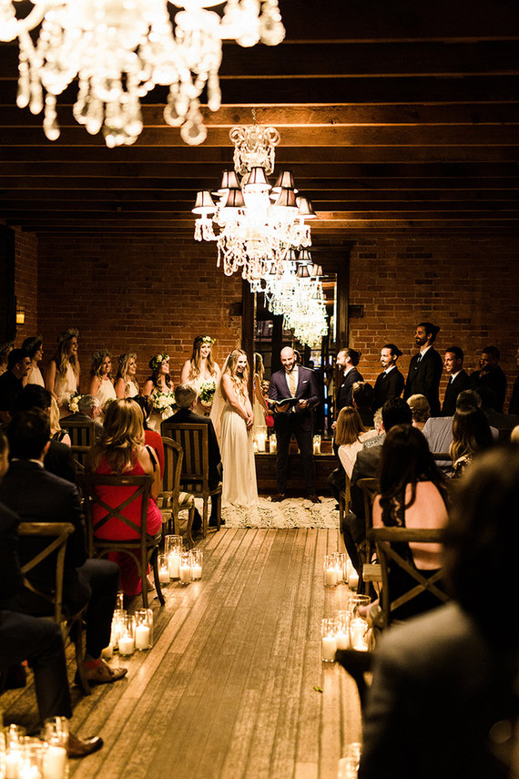 Bohemian wedding at Carondelet House