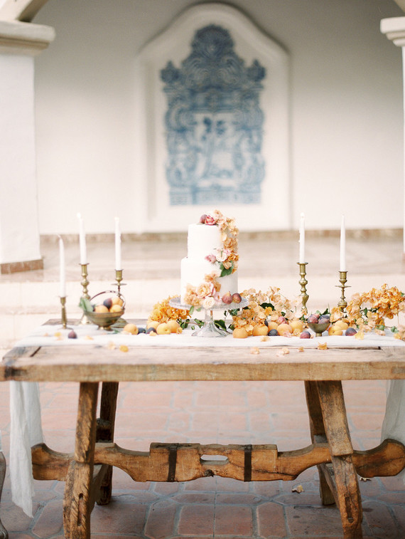 Fall wedding cake