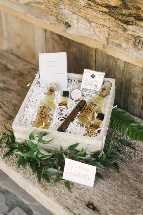 Grooms favor box