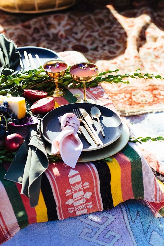 beachside fall picnic