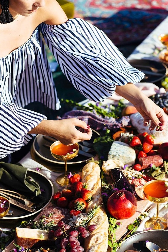 beachside fall picnic
