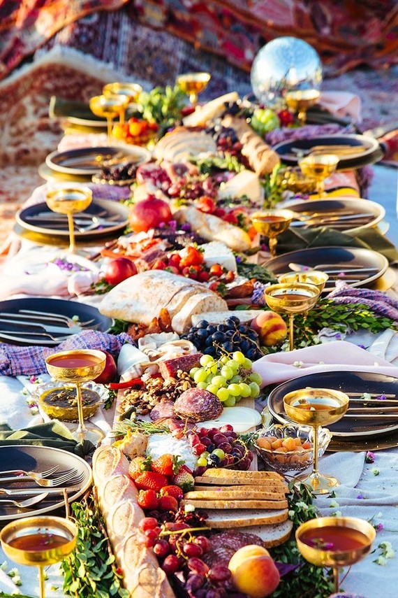 beachside fall picnic Inspiration