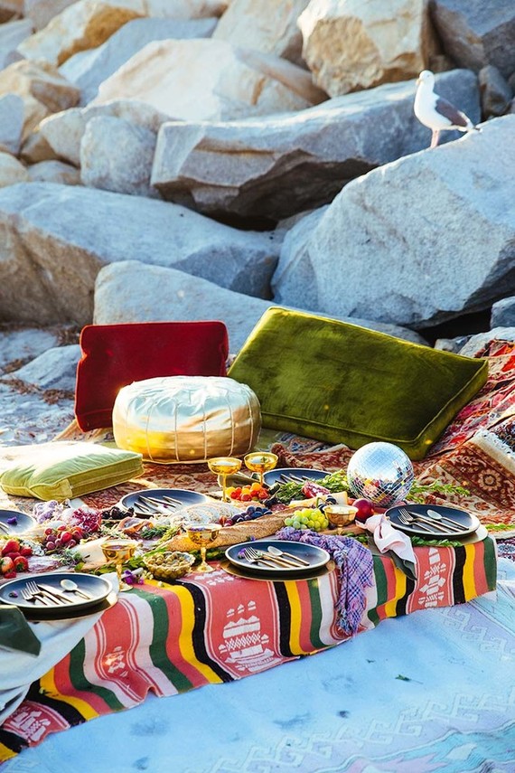 beachside fall picnic Inspiration