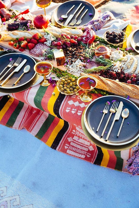 beachside fall picnic