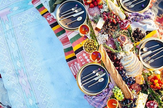 beachside fall picnic