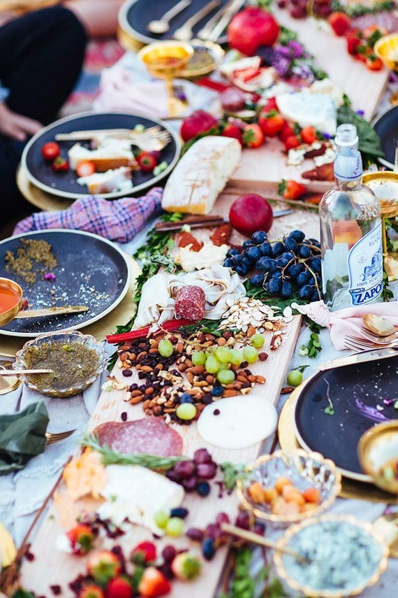 beachside fall picnic