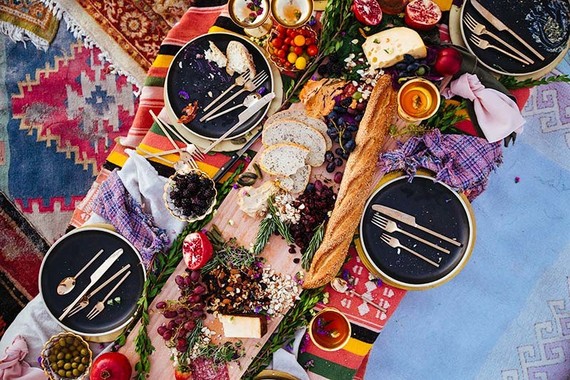 beachside fall picnic Inspiration