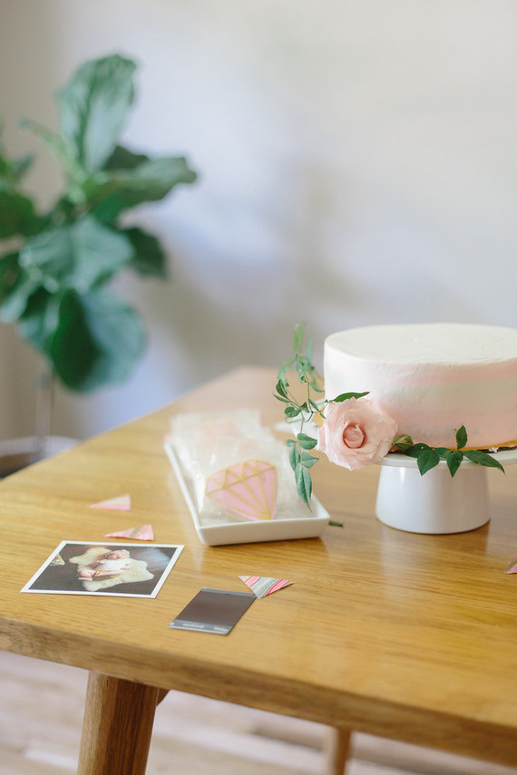 modern gem-themed 1st birthday Inspiration