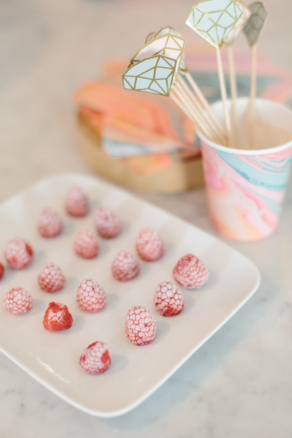 modern gem-themed 1st birthday Inspiration