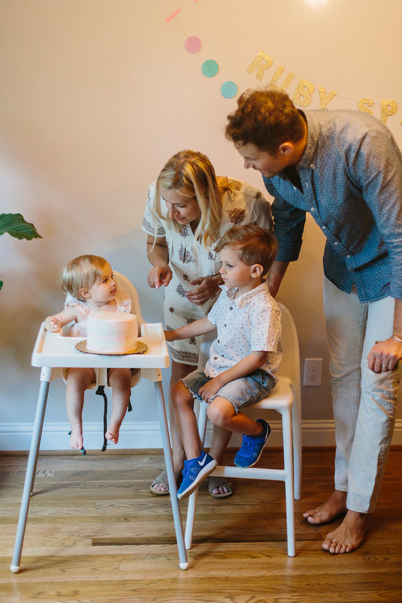 modern gem-themed 1st birthday Inspiration