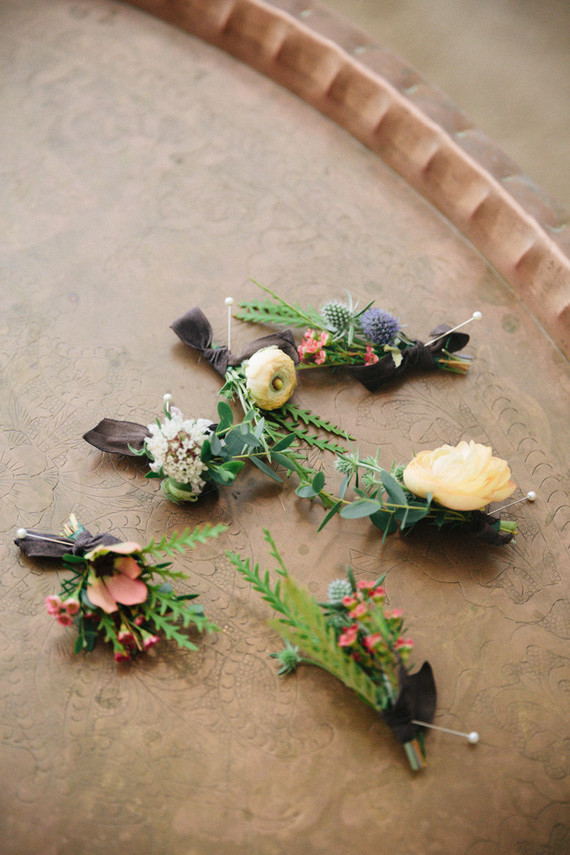 Grooms boutonnieres