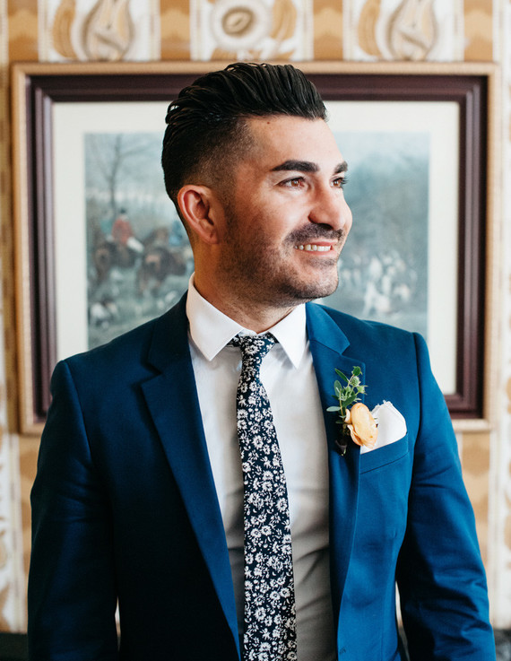 Floral tie
