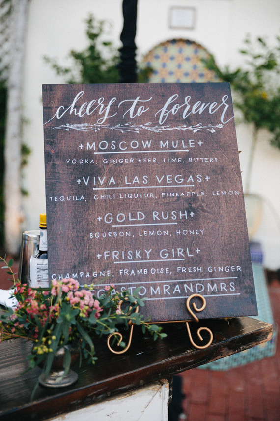 Cocktail signage