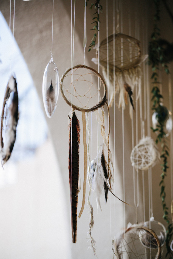 Dream catcher wedding decor Inspiration