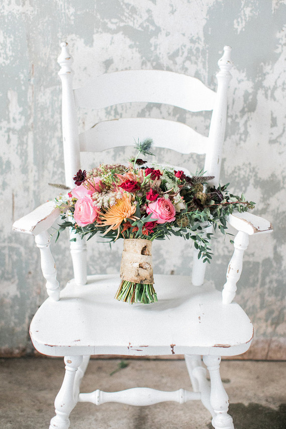 Fall bridal bouquet