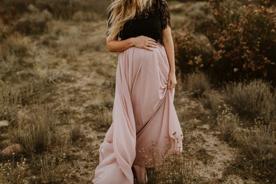 Rustic fall maternity photos