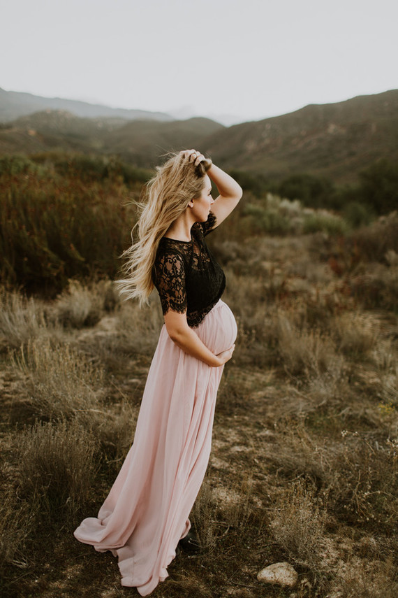 Rustic fall maternity photos