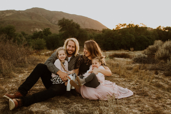 Rustic fall family photos