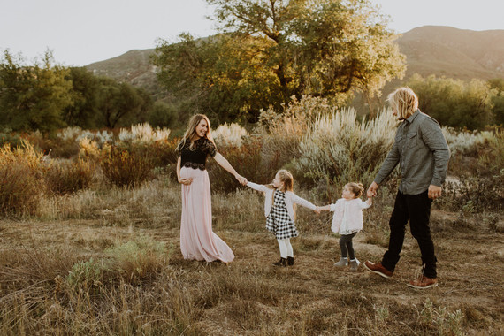 Rustic fall family photos