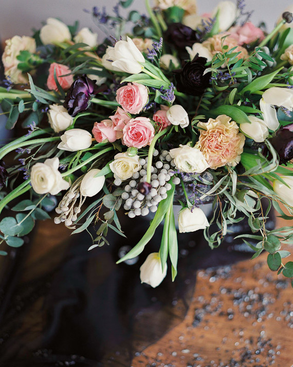 dark romantic flowers