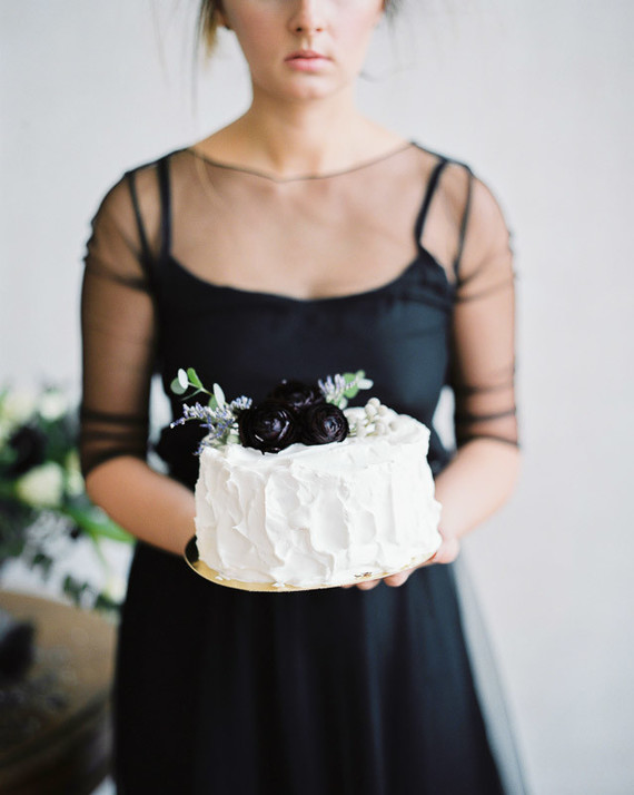 romantic black wedding ideas