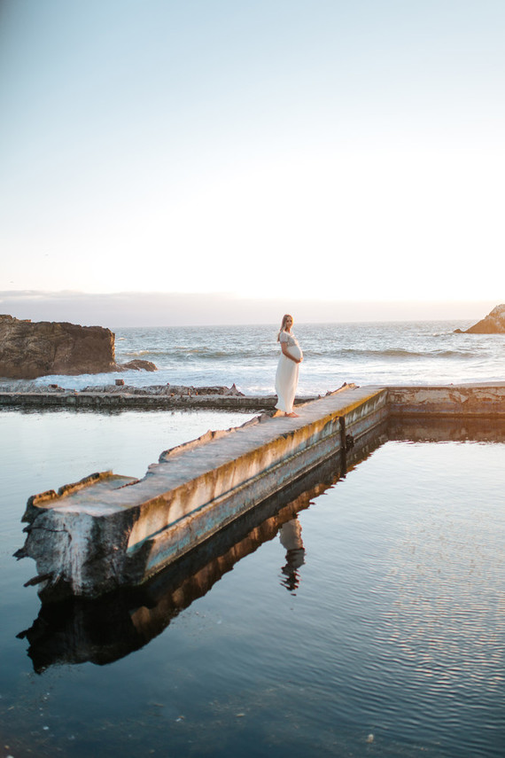 Sutro Baths maternity photos