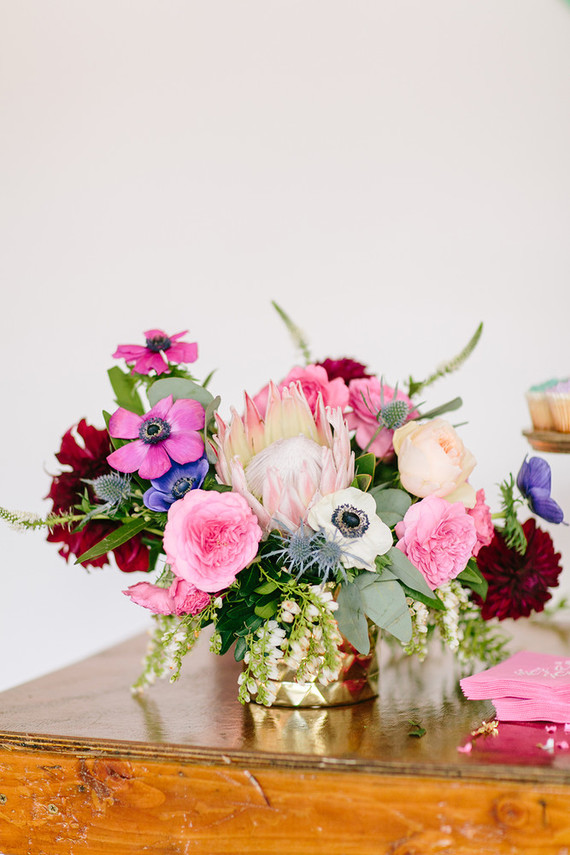 Gem inspired pink 1st birthday