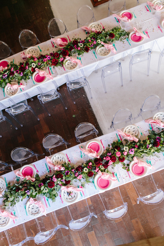 Gem inspired pink 1st birthday