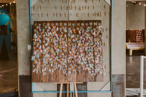 Dream catcher escort cards