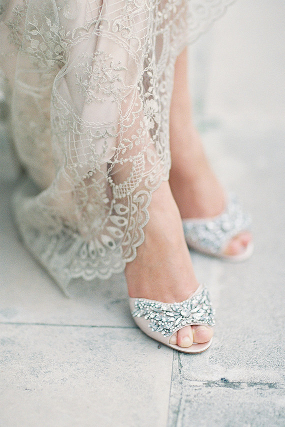Badgley Mischka wedding shoes