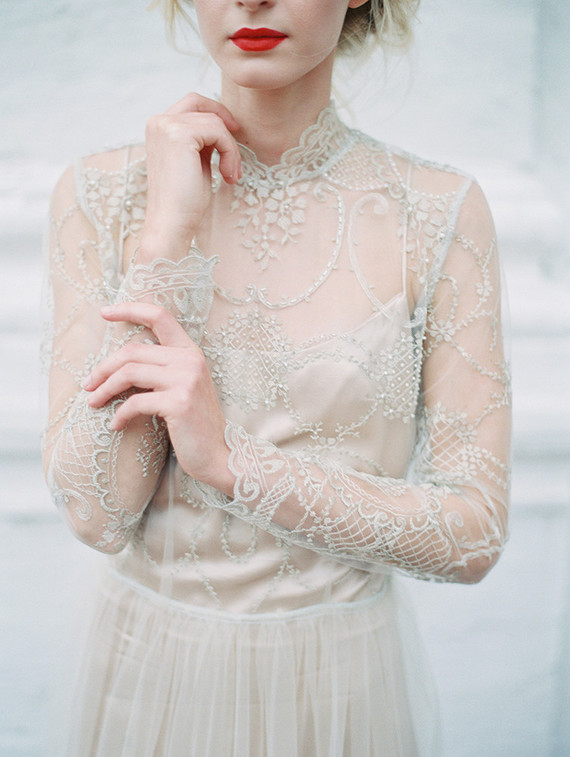 Scarlet and blush bridal inspiration