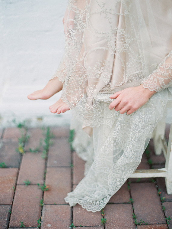 Scarlet and blush bridal inspiration