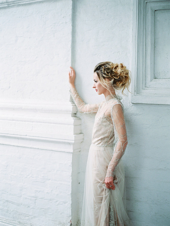 Scarlet and blush bridal inspiration