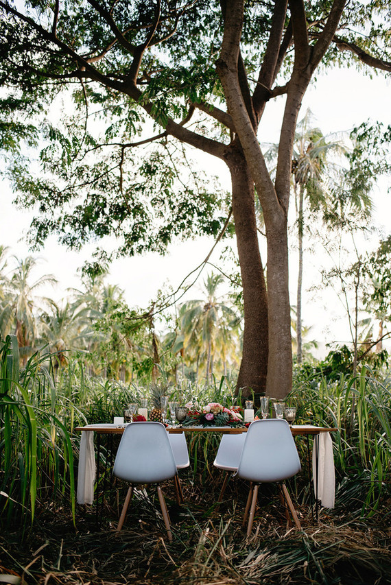 Tropical bohemian wedding inspiration