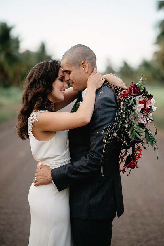 Tropical bohemian wedding inspiration