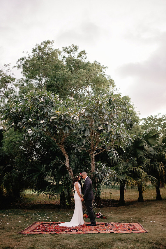 Tropical bohemian wedding inspiration