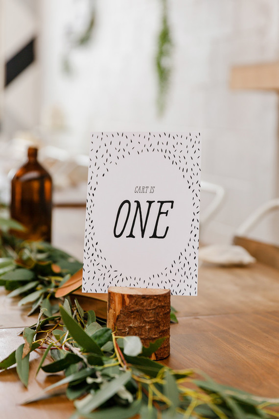 Sweet simple boy's 1st birthday party