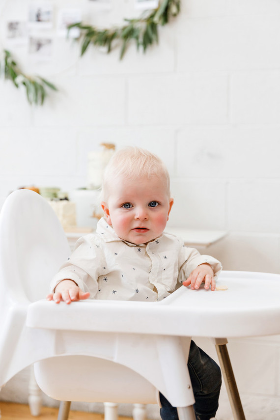 Sweet simple boy's 1st birthday party Inspiration