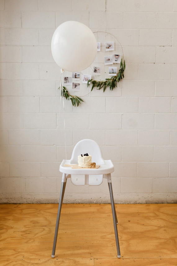 Sweet simple boy's 1st birthday party