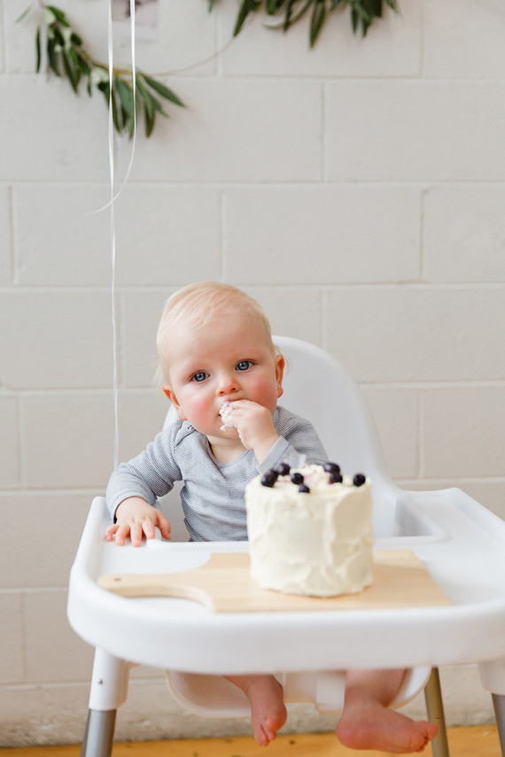 Sweet simple boy's 1st birthday party Inspiration