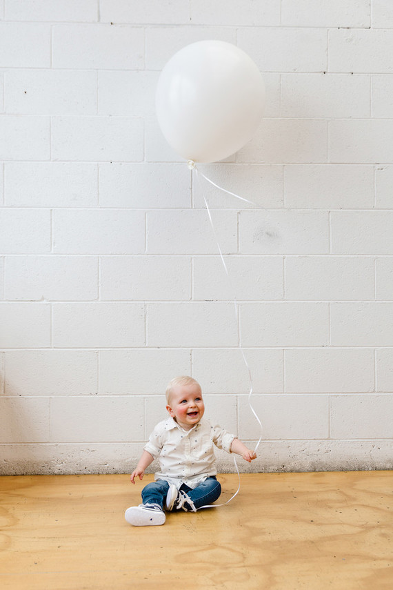 Sweet simple boy's 1st birthday party
