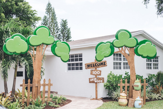 Winnie the Pooh 1st birthday party Inspiration