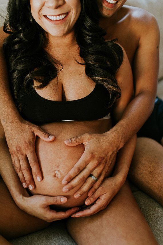 bare maternity photos