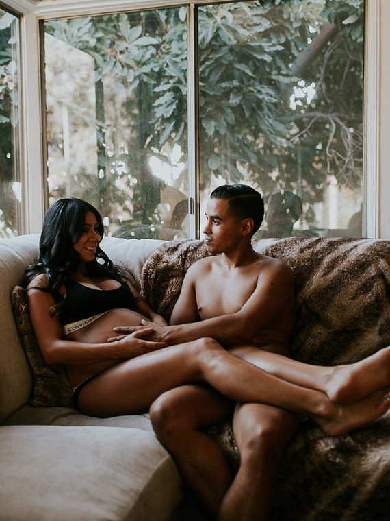 bare maternity photos