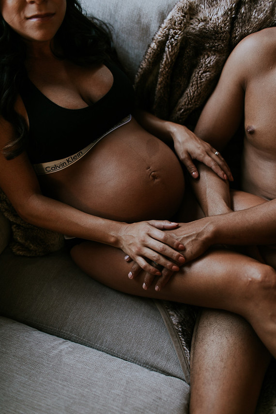 bare maternity photos