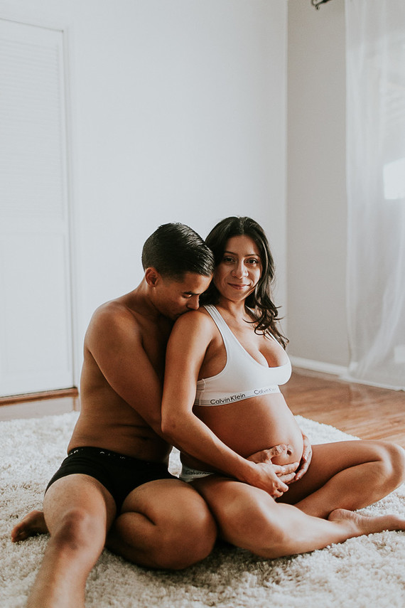 bare maternity photos