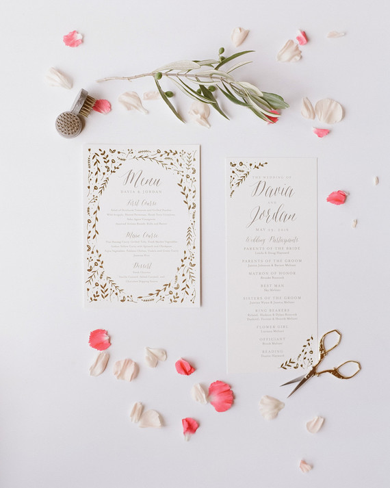 Minted wedding suite