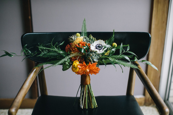 Modern bridal bouquet